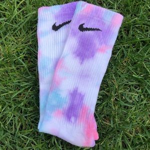 Rainbow Tie Dye Nike Socks